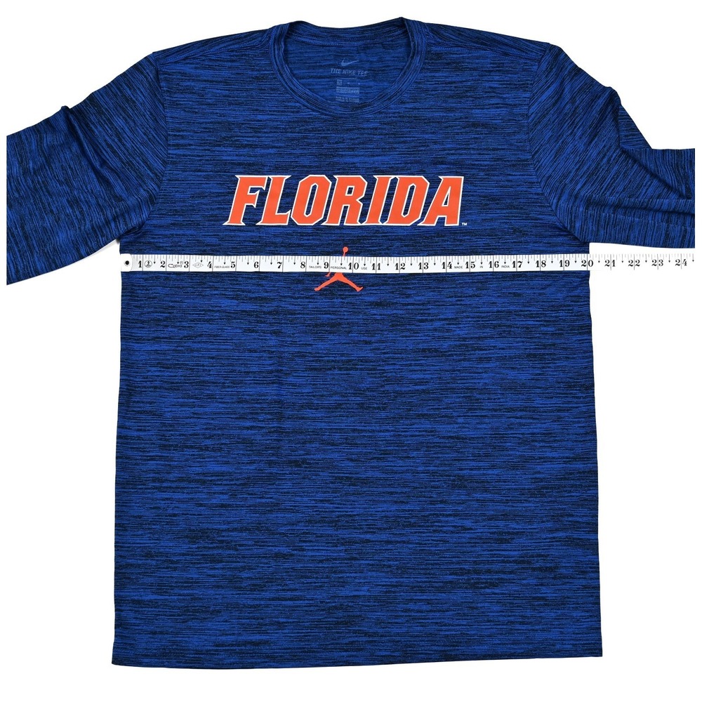 Florida Gators Shirt Mens Medium Blue NCAA Football Jordan Nike Long Sleeve - Picture 2 of 8